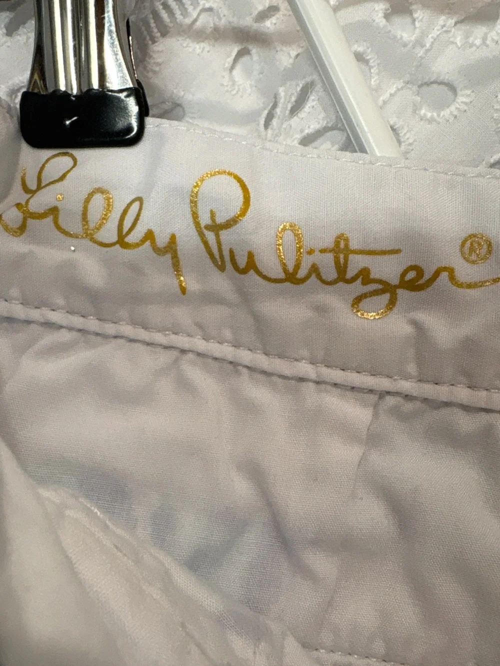 Lilly Pulitzer Buttercup Scallop Hem Shorts Shell Print Blue Green 2 - Picture 4 of 7